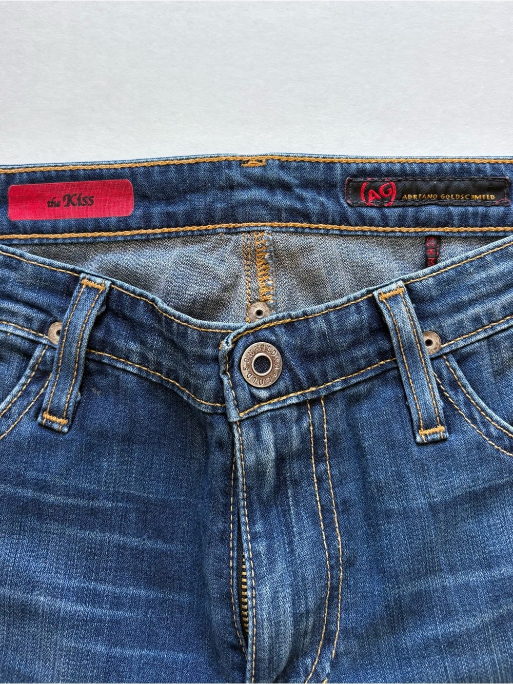 Ag Adriano Goldschmied "The Kiss" Bootcut Jeans Womens 29 Regular Dark Wash - Picture 2 of 16
